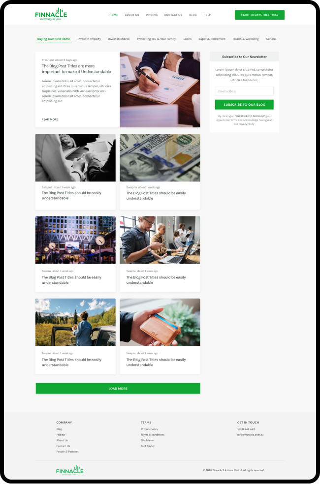 Finnacle Homepage